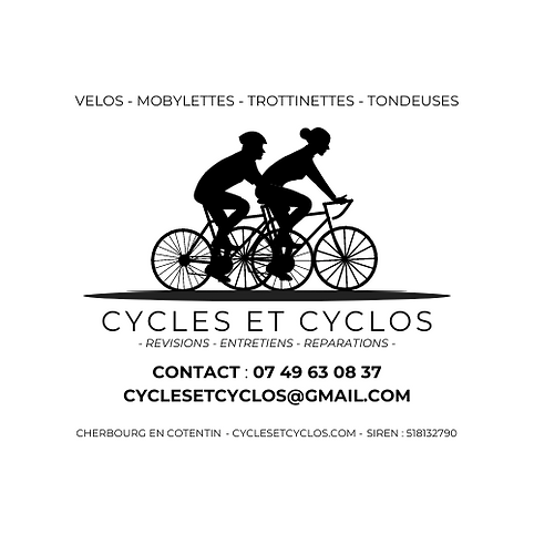 Cycles et cyclos révise, répare et entretient votre vélo sur Cherbourg en cotentin et sa région.