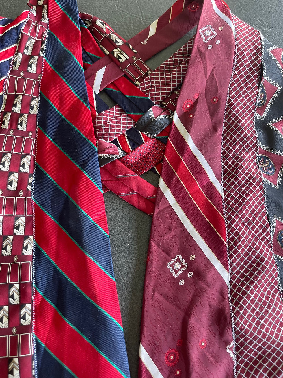 Thumbnail: Ruby Red Couture Tie Vest 