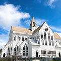St. George’s Cathedral in Georgetown, Guyana, one of the tallest wooden buildings in the world.