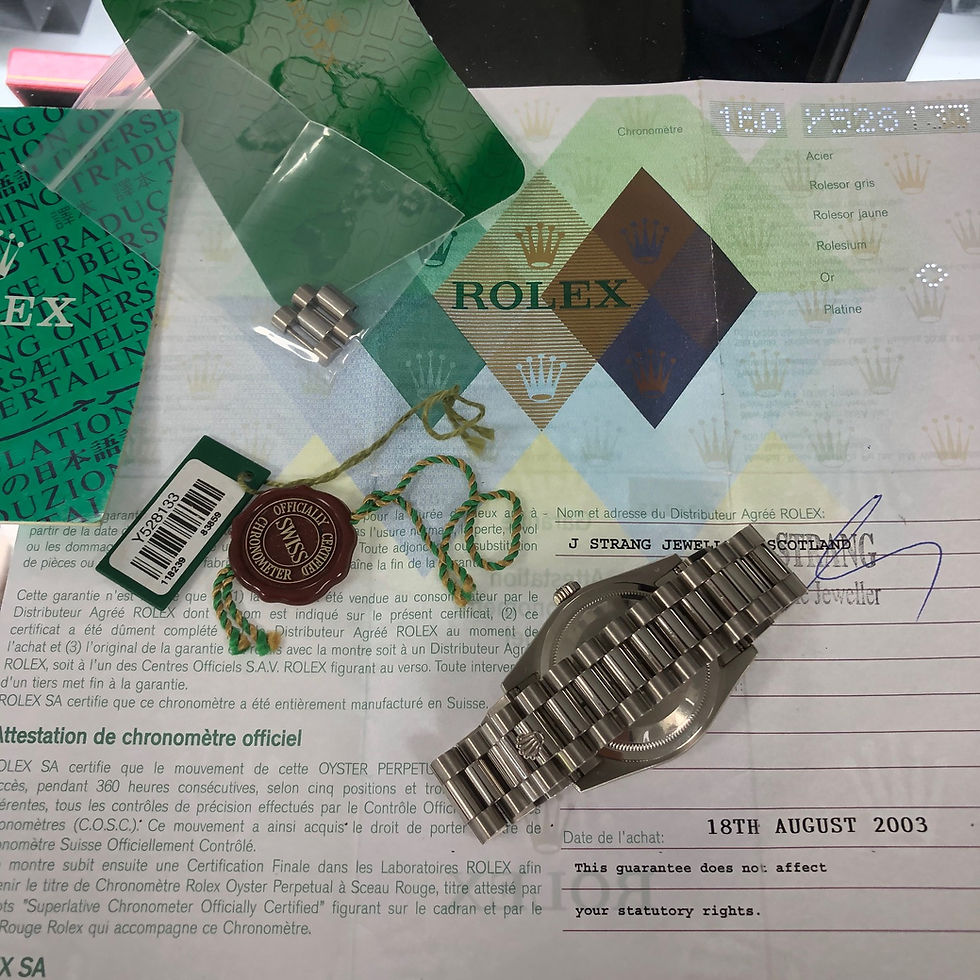 Thumbnail: Rolex Day Date White Gold President