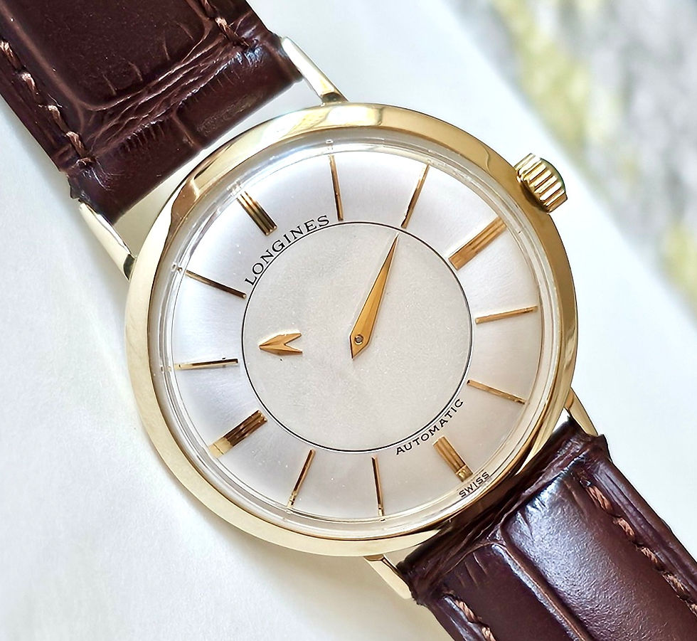 Thumbnail: Vintage Longines Mystery Dial Ref.1017 Admiral in showroom condition 