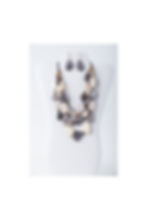 Ivory & Gray Tagua Necklace Set