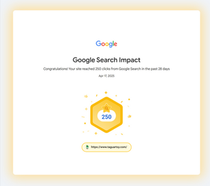 Small Brand, Big Results: Why 250 Google Clicks Is a Huge Milestone