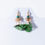 Thumbnail: Elegant green Tagua drop earrings