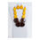 Thumbnail: Elegant Tagua-Coco necklace set: brown and yellow statement necklace with matching earrings