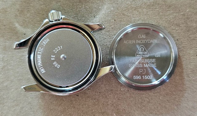 Thumbnail: Vintage Omega Seamaster 120m Womens Watch with Bluewave Dial showroom condition