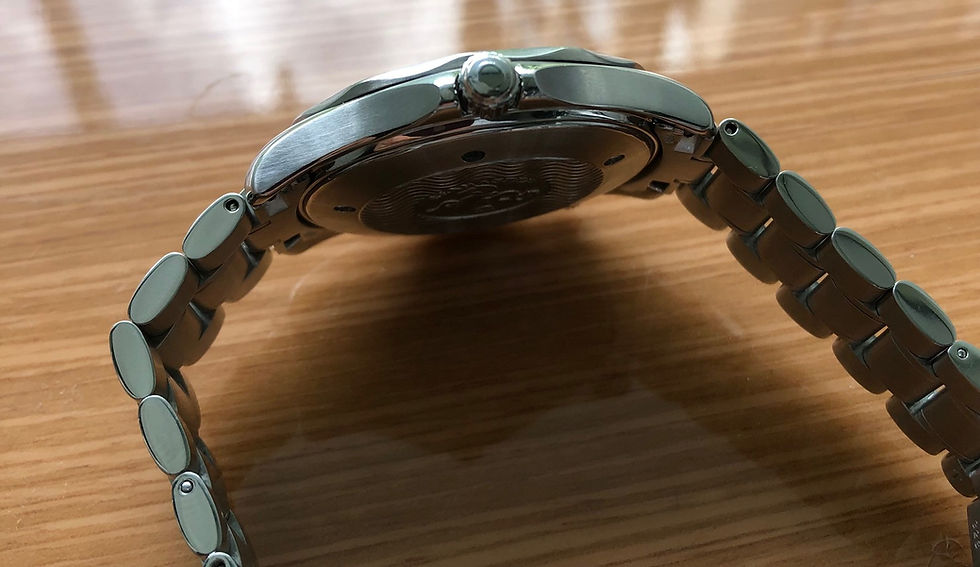 Thumbnail: Omega Seamaster Electric Blue Wave Jumbo Watch