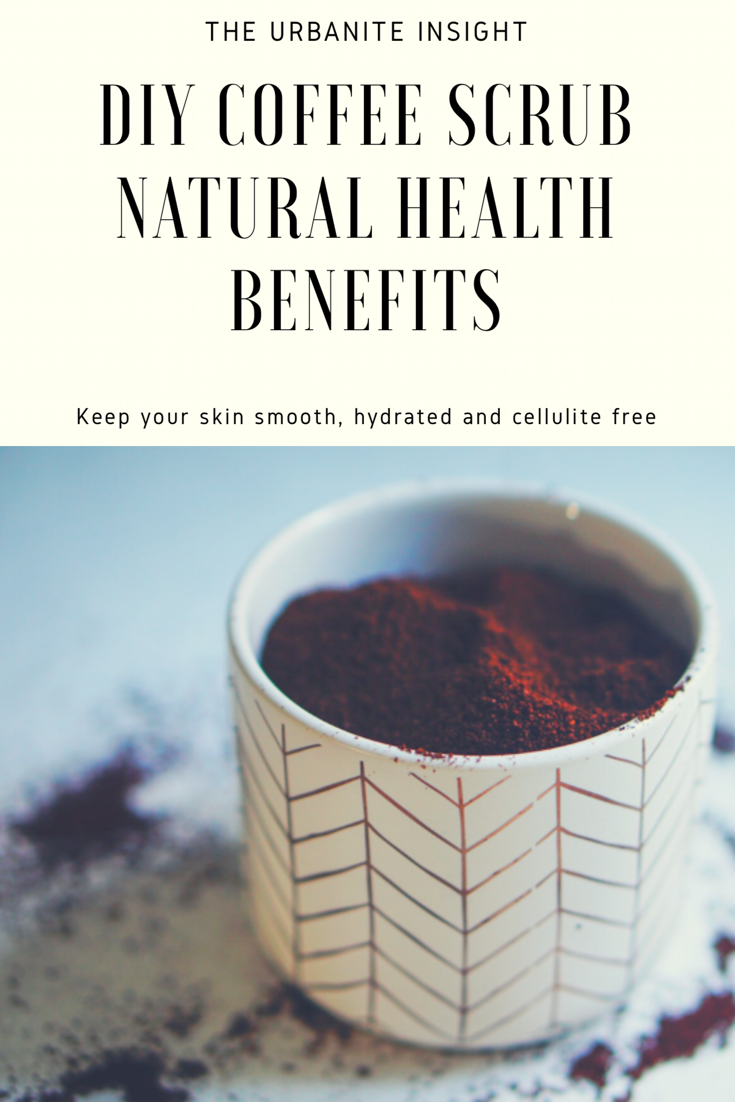 diy coffee scrub with essential oils