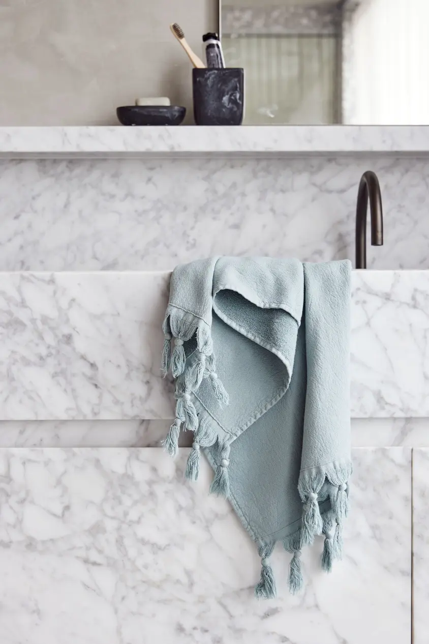 Thumbnail: Vintage Wash Towel Collection | Sage