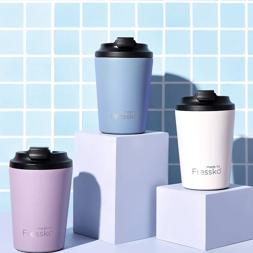 Thumbnail: 12 oz Travel Tumbler Mug - Reusable, Insulated Cup
