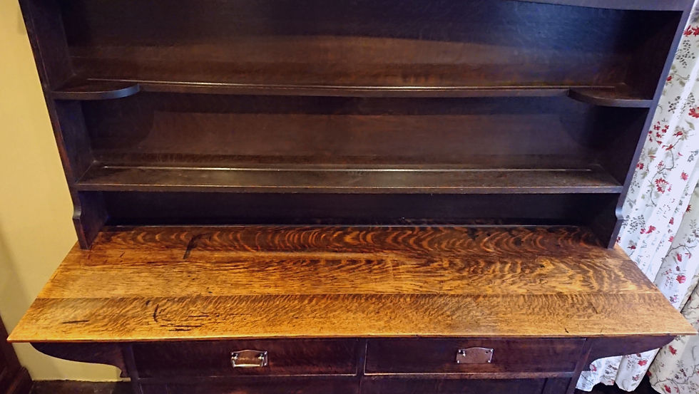 Thumbnail: Arts & Crafts Liberty & Co oak 'Cottage' dresser