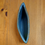 Thumbnail: Boat-shaped, sea blue, posy vase attributed to Malcolm Wilkinson
