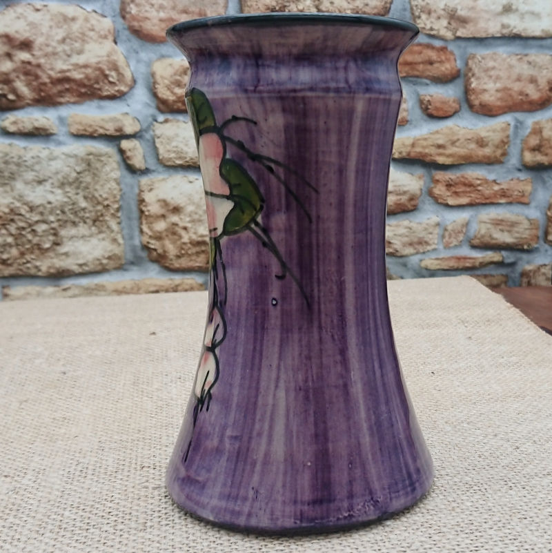 Thumbnail: 'Alexandra Rose' design Edwardian vase by Watcombe Pottery, Torquay