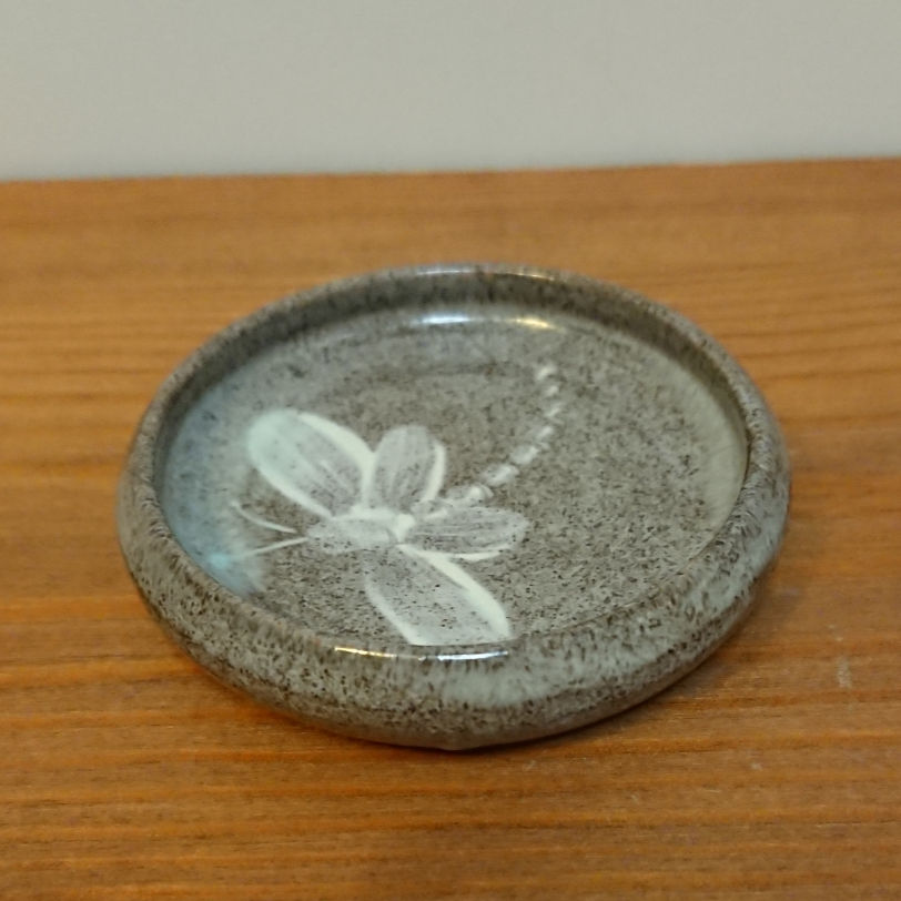 Thumbnail: Small Fishley Holland Pottery dragonfly pin dish