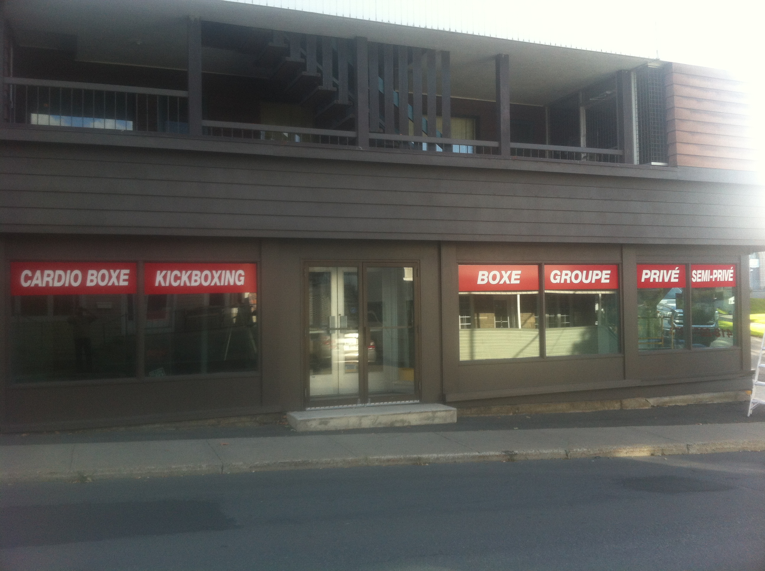 Vitrine Club de Boxe SSG