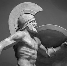 Greek Ancient Sculpture of Warrior