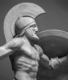 Escultura antigua griega de Guerrero