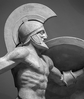 Greek Ancient Sculpture of Warrior