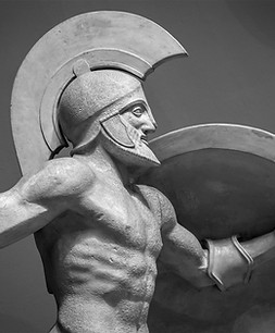 Escultura antigua griega de Guerrero