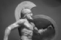 Grecque Sculpture antique de guerrier