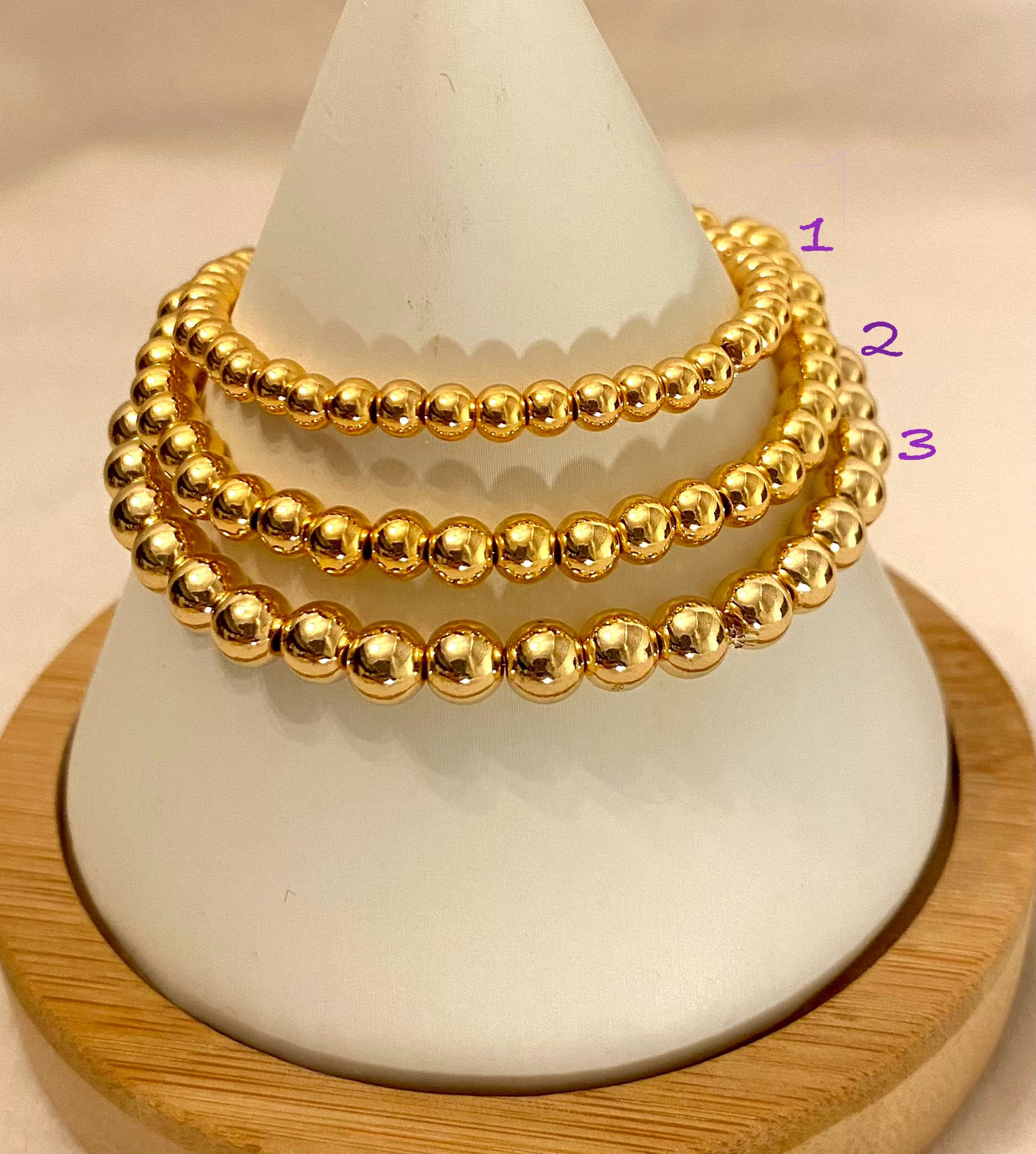 18k Gold Single Bracelet