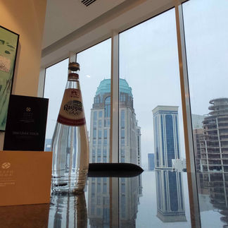 Der Ausblick aus der Sky Three Bedroom Suite im Aleph Doha Residences, Curio Collection by Hilton
