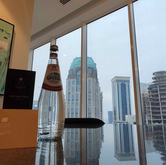 Der Ausblick aus der Sky Three Bedroom Suite im Aleph Doha Residences, Curio Collection by Hilton