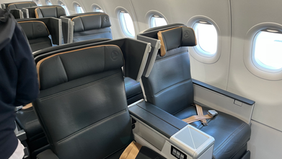 Turkish Airlines Business Class Sitze in der Boeing 737 Max