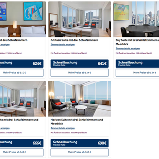 Buchungsübersicht im Aleph Doha Residences, Curio Collection by Hilton