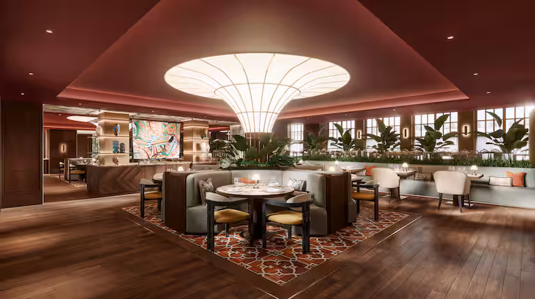 Ein Restaurant im Conrad Hamburg