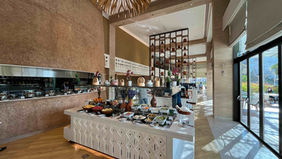 Frühstücksraum im Hilton Garden Inn Muscat Al Khuwair