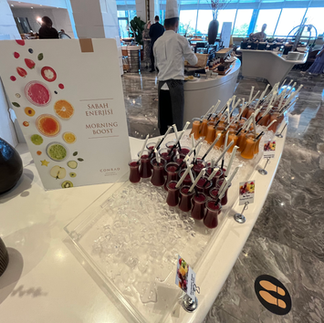 Auswahl beim Frühstück im Conrad Istanbul