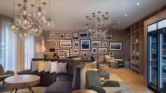 Lobby im Hilton Garden Inn Innsbruck Tivoli 