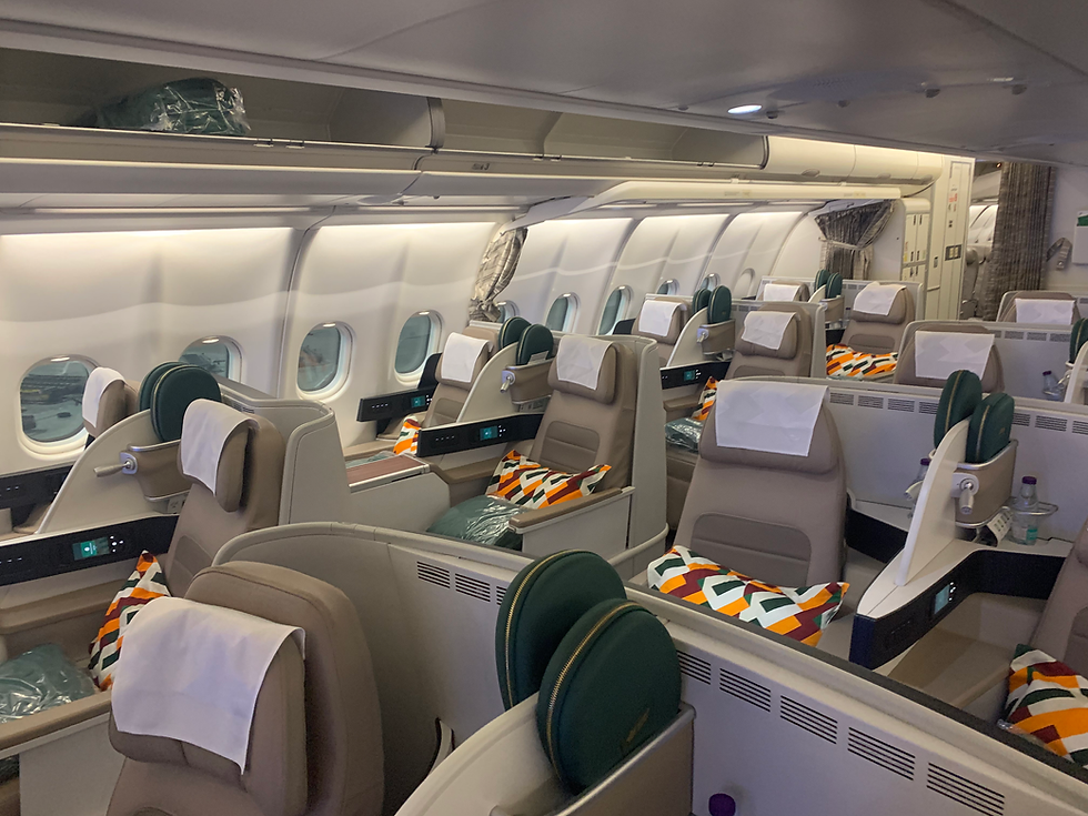 Saudia Business Class Kabine im A330
