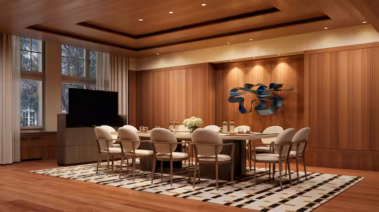 Ein Seminarraum im Conrad Hamburg