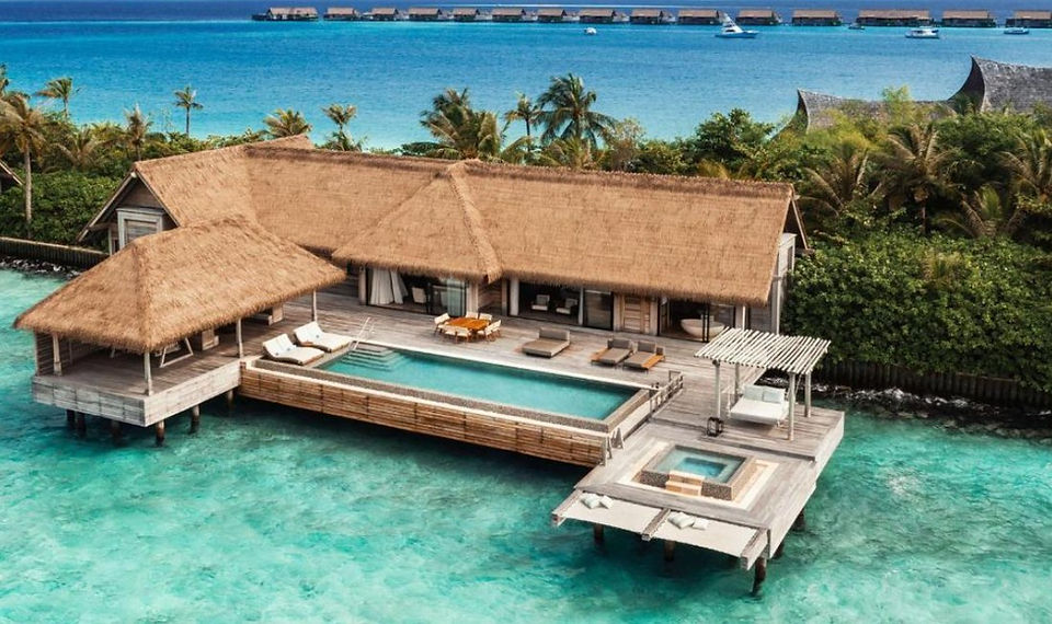 Eine Reef Villa im Waldorf Astoria Maldives Ithaafushi