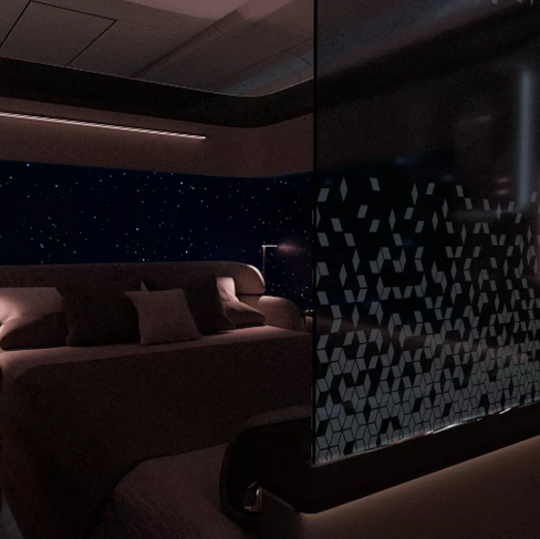 Die neue Master Suite in der First Class im Airbus A350-1000
