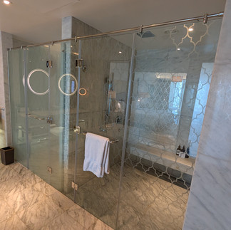 Die Dusche im WA auf der Palme in Dubai