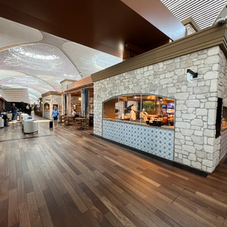 Türkische Spzialitäten in der Turkish Airlines Business Class Lounge Istanbul