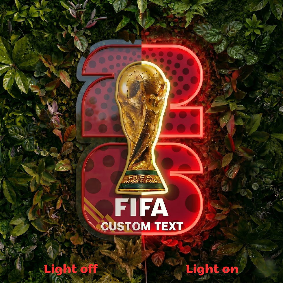 Thumbnail: Custom World Cup Neon Sign | Custom Logo Neon for Bar & Man Cave  - Kansas