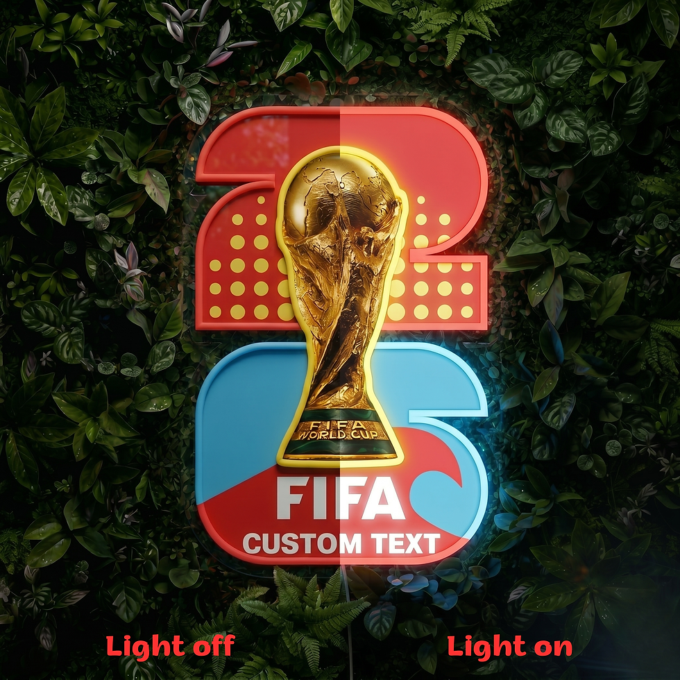 Thumbnail: Custom World Cup Neon Sign | Custom Logo Neon for Bar & Man Cave - Los Angeles