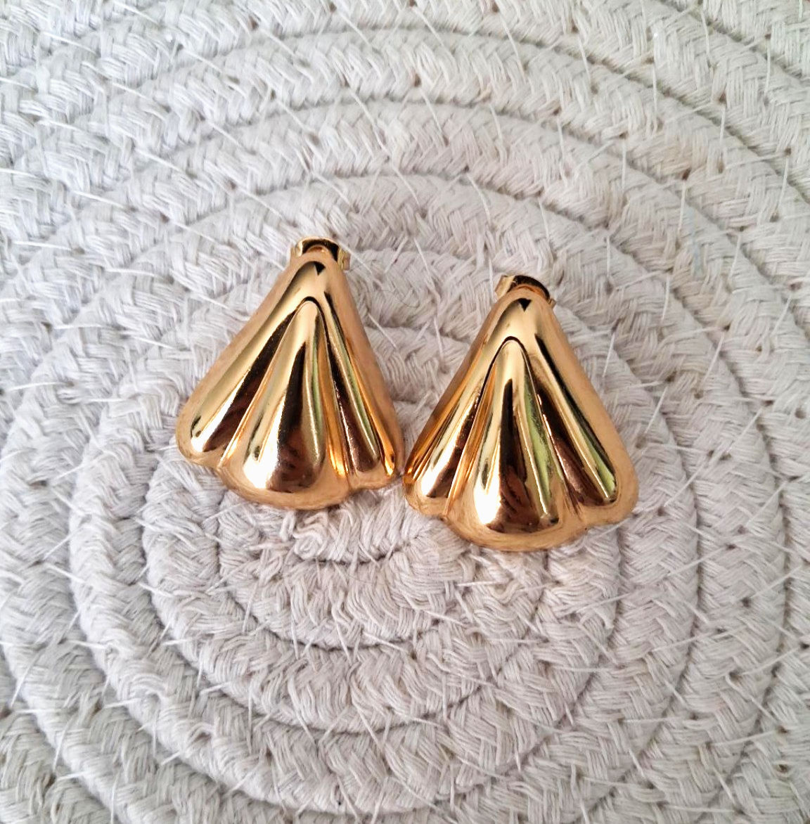 Pleat Earrings