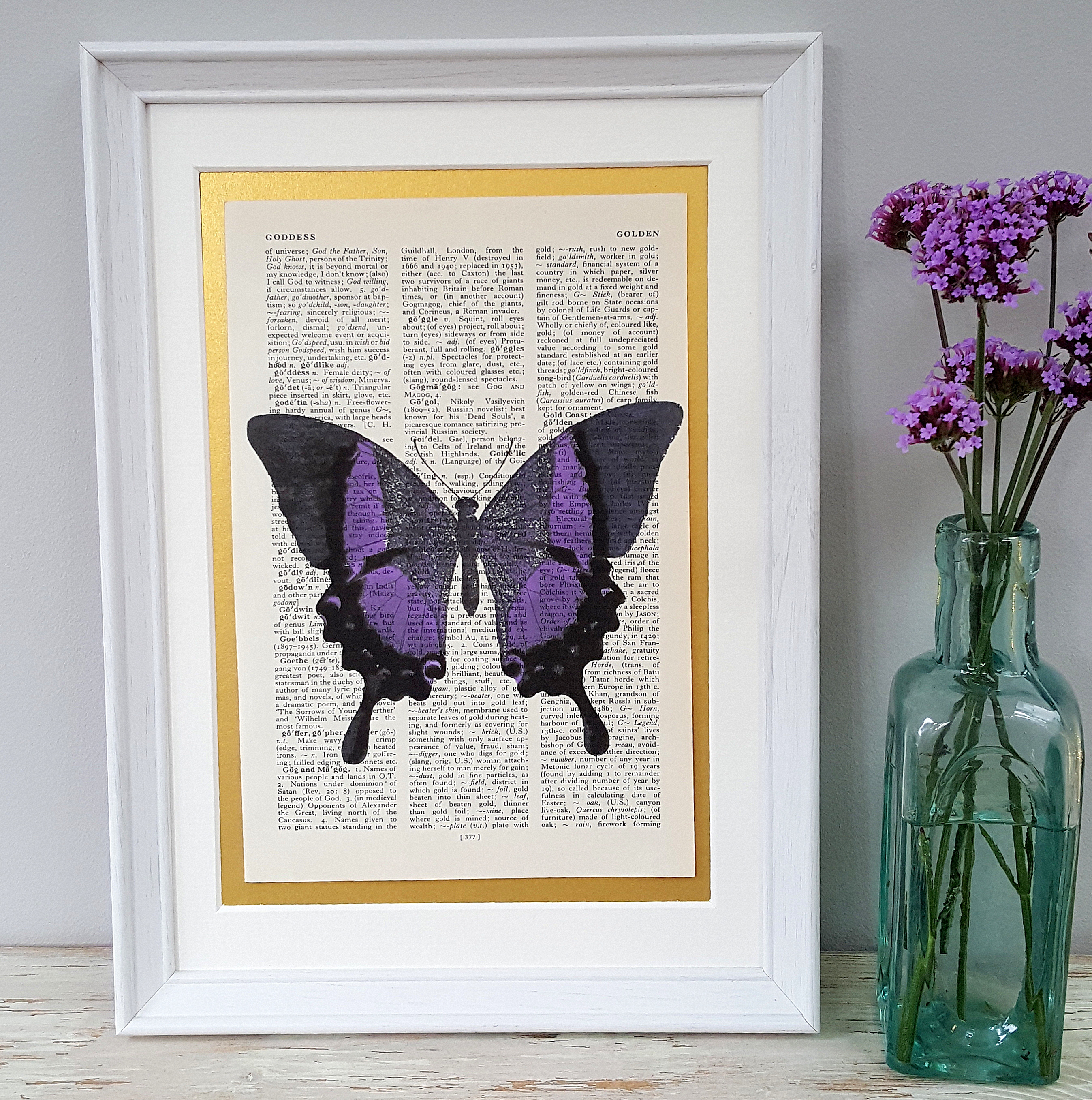 Purple Butterfly Print