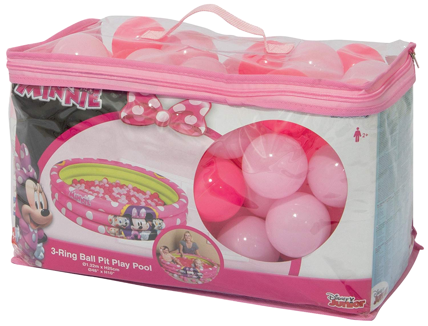 Piscina inflable de Minnie con 75 pelotas BESTWAY