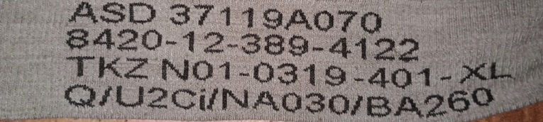 Miniaturbild: IDZ-MERINO-WOLL-UNTERHEMD,II. Wahl leicht,langarm,grünlich eingefärbt, gebraucht