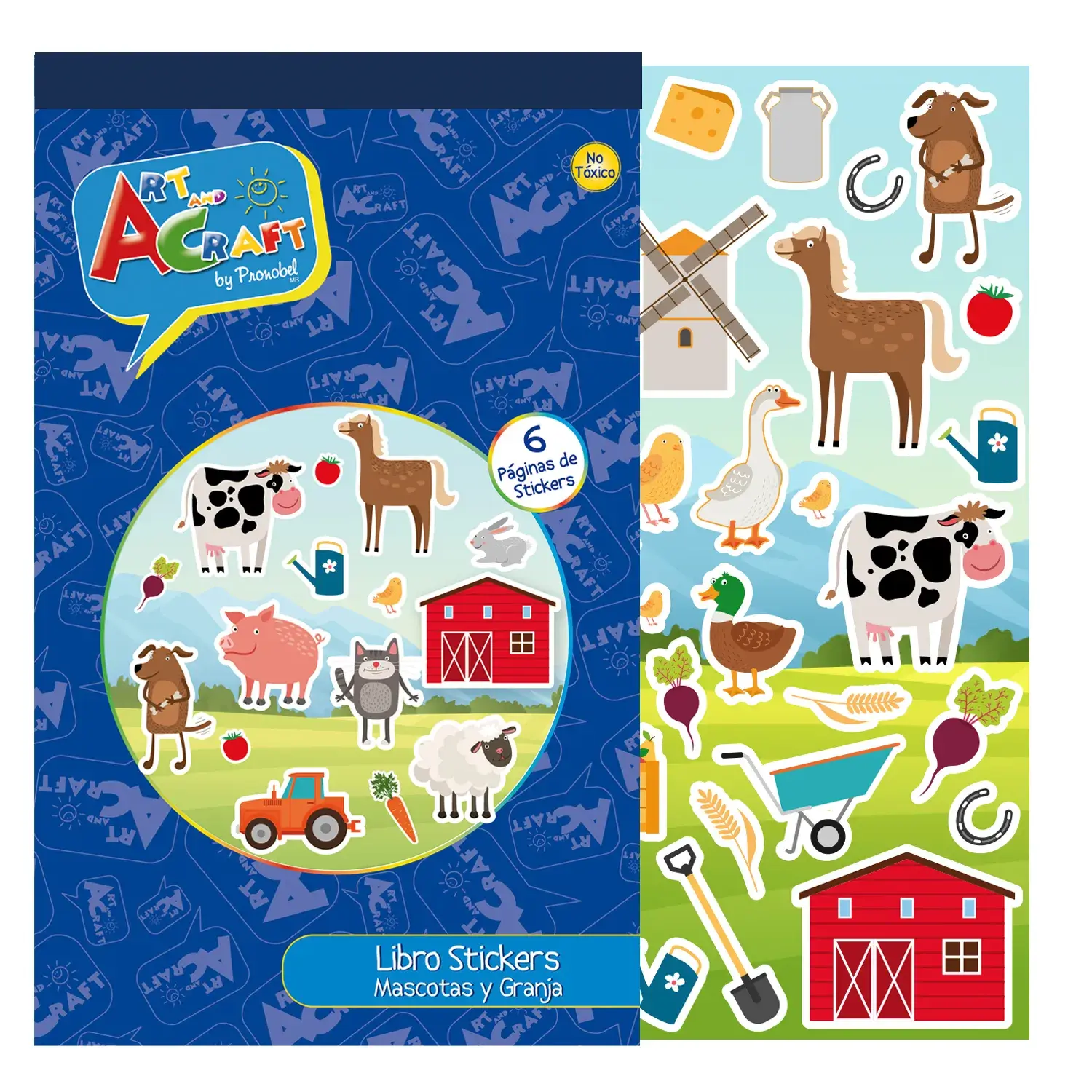 Stickers mascotas y granja