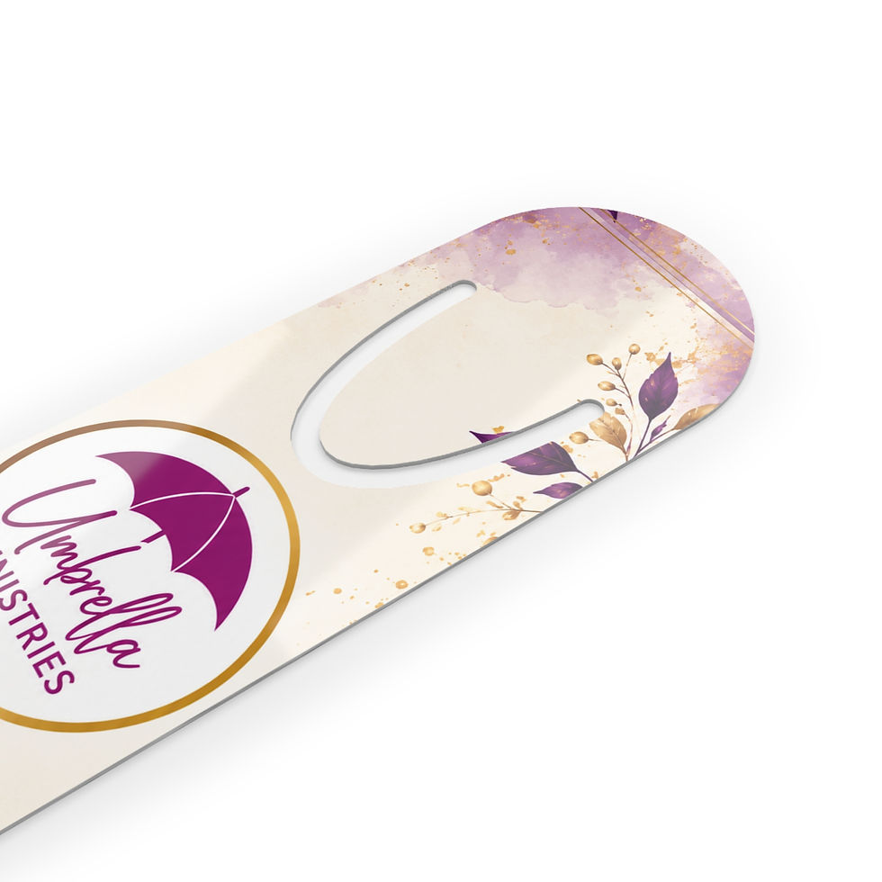 Thumbnail: Umbrella Ministries Floral Bookmark — Inspirational Church Gift
