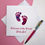 Thumbnail: New Baby Girl Greeting Card