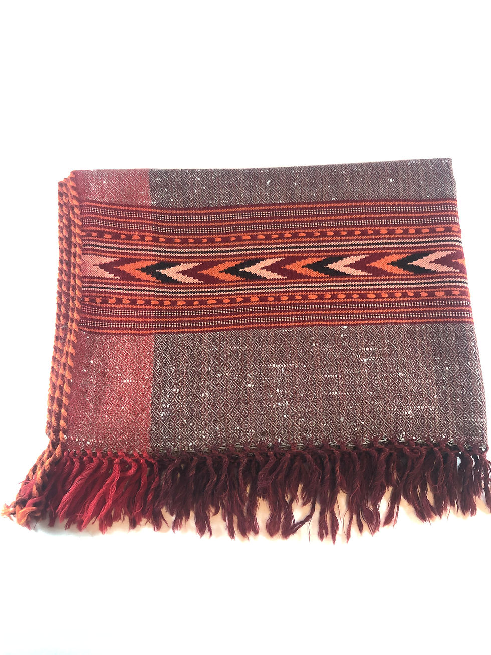 Thumbnail: Yak Wool Tribal Shawl