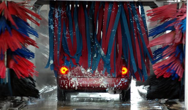 Car in car wash